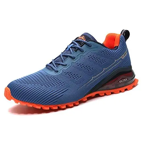 Produktbild: DANNTO Sportschuhe Herren Laufschuhe Turnschuhe Straßenlaufschuhe Atmungsaktiv Gym Sneakers(blau,40)