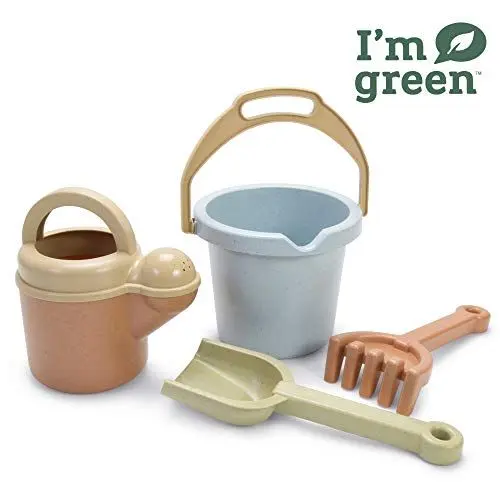 Produktbild: Dantoy - Bio Sandset für Spaß im Freien - Aus Bio-Kunststoff hergestellt - Eimer, Gießkanne, Rechen und Schaufel - Altersgruppe 2+ Jahre