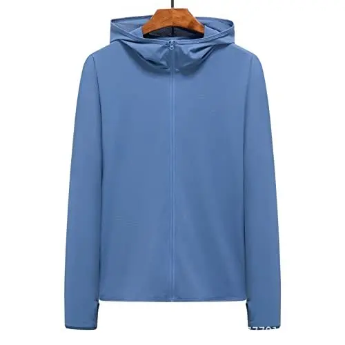 Produktbild: DAPERCI Paar Sonnenschutzkleidung, UV-Schutz, Eisseidenpaar Sonnenschutzbekleidung, blau 2, XL,Sonnenschutz Wanderbekleidung