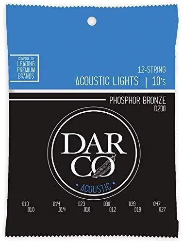 Produktbild: DARCO-Akustik-Saiten 12 Saiten Leicht 92/8