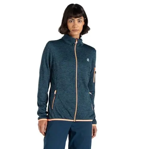 Produktbild: Dare 2b Damen Active Mountain Series Zip Through Fleece, blau, 40