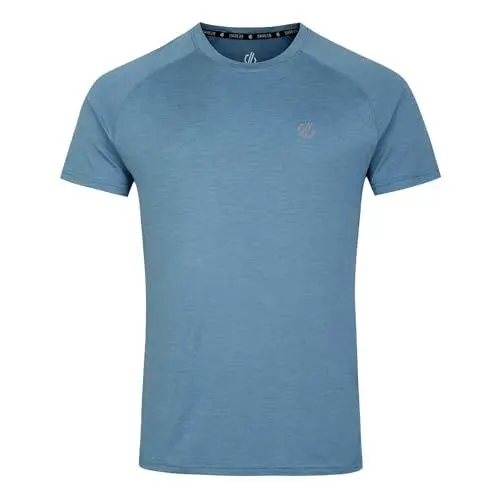 Produktbild: Dare 2b Herren Persist T, leicht, superweich, mit reflektierenden Details Yoga-Shirt, Coronet Blue Marl, XXL