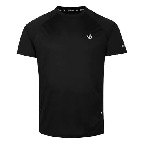 Produktbild: Dare2b Herren Shirt Kurzarmshirt Oberteil T-Shirt Accelerate Tee, Farbe:Schwarz, Artikel:-800 Black, Größe:XL