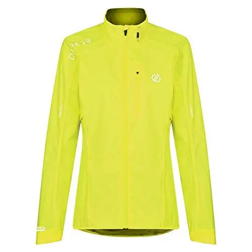 Produktbild: Dare 2b Mediant Damen-Fahrradjacke, leicht, atmungsaktiv, versiegelte Nähte, Reißverschlusstaschen, reflektierend, wasserdicht, 1 Stück