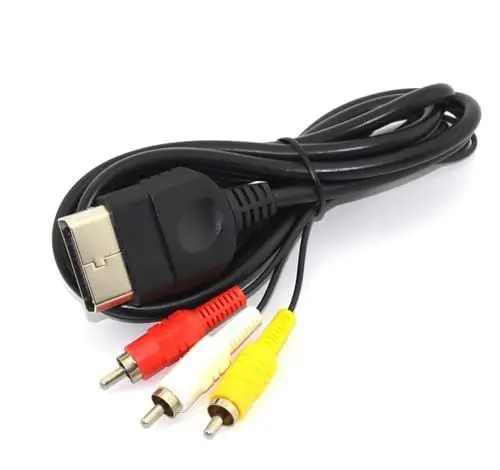 Produktbild: DARLINGTON & Sohns 3 Chinch Scart Kabel für XBox Konsole Audio Video Anschlusskabel für Erste Xbox Konsole Version TV Fernsehkabel Bildübertragung
