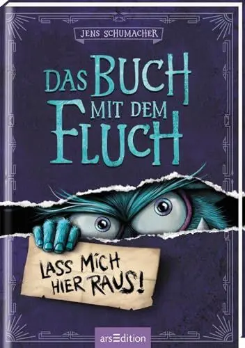 Produktbild: Das Buch mit dem Fluch – Lass mich hier raus! (Das Buch mit dem Fluch 1): Monstermäßig lustiger Lesespaß für Jungen und Mädchen ab 8 Jahre