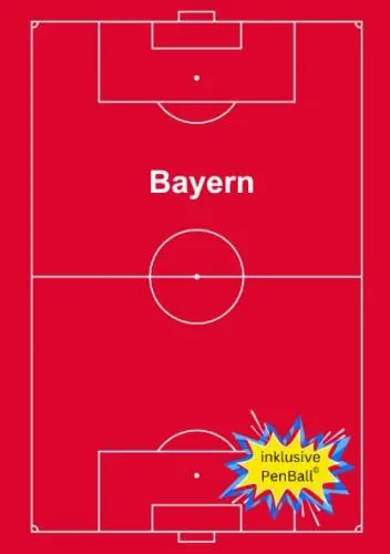 Produktbild: Das Fußball Hausaufgabenheft für Bayern Fans: komplettes Schuljahr : inklusive PenBall©, dem atemberaubenden Fußballspiel, das man immer und überall spielen kann. (Hausaufgabenhefte für Fußballfans)