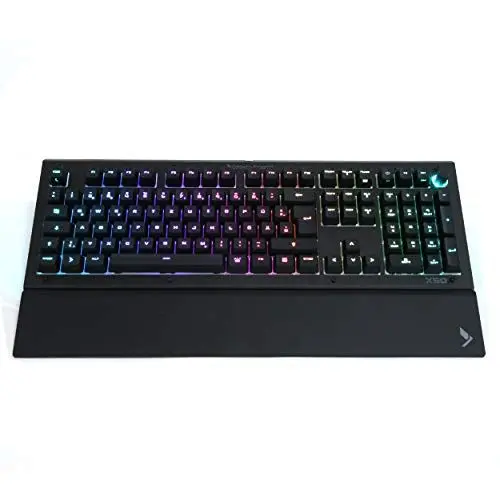 Produktbild: Das Keyboard X50Q Mechanische Gaming Tastatur QWERTZ DE Layout - 105 Tasten, Programmierbare Intelligente RGB-Beleuchtung, NKRO, Gamma Zulu Schalter, Q-Taste, Aluminium-Abdeckung (DKGKX50P0GZS0DEX)