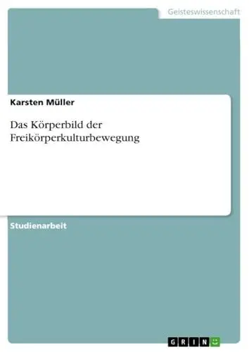 Produktbild: Das Körperbild der Freikörperkulturbewegung