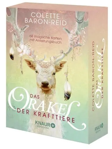 Produktbild: Das Orakel der Krafttiere: 68 magische Karten mit Anleitungsbuch | Die uralte Weisheit der Krafttiere. Magisches Orakeldeck von Bestseller-Autorin Colette Baron-Reid!