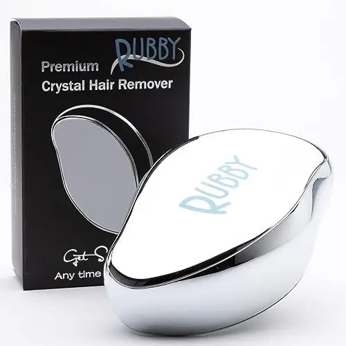 Produktbild: Das Original! Rubby Nano Crystal Haarentferner | Haarentfernung ohne Rasieren | Ohne Schmerzen & Schneiden | Magischer Haarentferner Silber