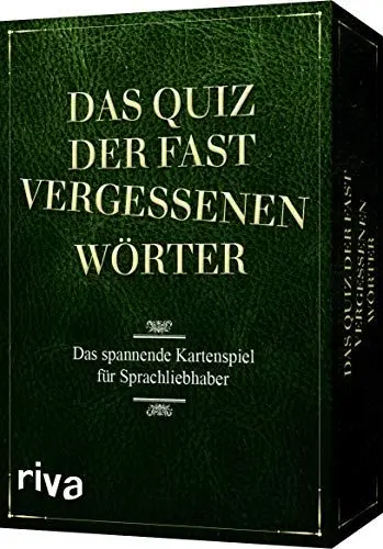 Produktbild: Das Quiz der fast vergessenen Wörter: Das spannende Kartenspiel für Sprachliebhaber