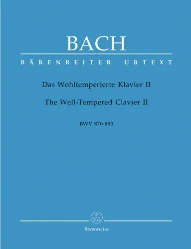 Produktbild: Das Wohltemperierte Klavier II, BWV 870-893: Urtext