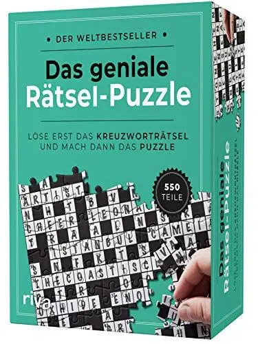 Produktbild: Das geniale Rätsel-Puzzle : Löse erst das Kreuzworträtsel und mach dann das Puzzle