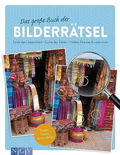 Produktbild: Das große Buch der Bilderrätsel: Finde den Unterschied • Suche den Fehler • Hidden Pictures & vieles mehr