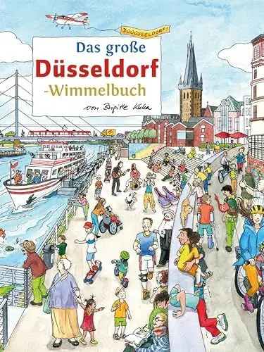 Produktbild: Das große DÜSSELDORF-Wimmelbuch (Städte-Wimmelbücher)