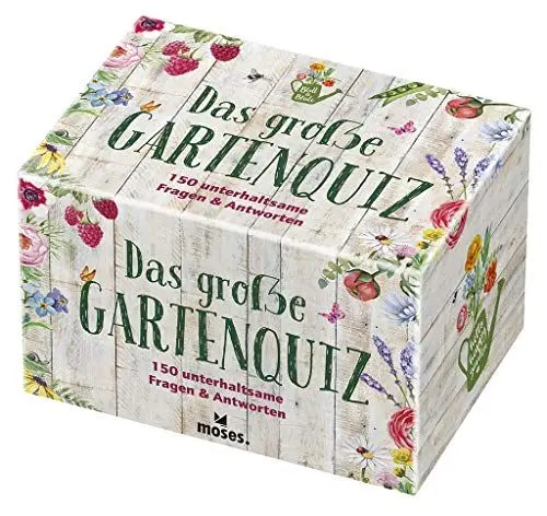 Produktbild: Das große Gartenquiz | 150 unterhaltsame Fragen und Antworten rund um Garten, Balkon und Fensterbank: 150 unterhaltsame Fragen & Antworten