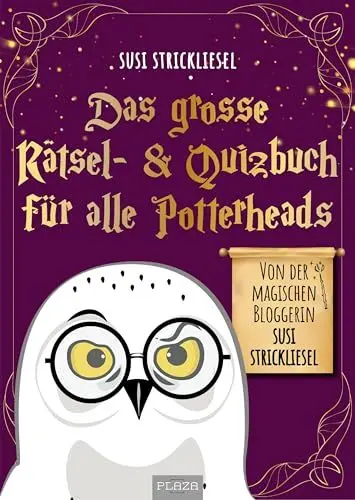 Produktbild: Das große Rätsel- & Quizbuch für alle Potterheads (von der bekannten Bloggerin Susi Strickliesel): Wortsuchrätsel, Silbenrätsel, Irrgarten, ... raten, Emojiquiz uvm. rund um Harry Potter
