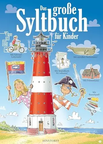 Produktbild: Das große Syltbuch für Kinder: Puzzlen, rätseln, zeichnen - Sylt spielend entdecken. Mitmachbuch für Kinder (und Eltern)