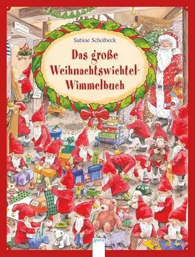 Produktbild: Das große Weihnachtswichtel-Wimmelbuch