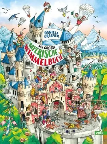 Produktbild: Das große bayerische Wimmelbuch