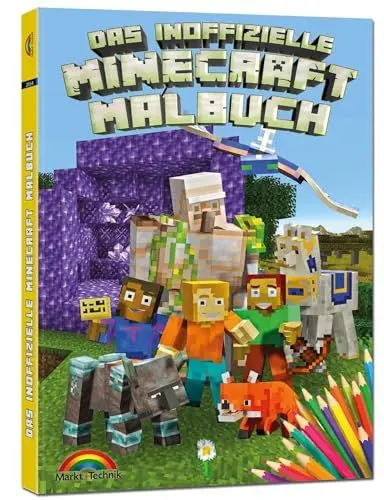 Produktbild: Das inoffizielle Minecraft Malbuch für Kinder und Jugendliche - zum Ausmalen der Minecraft Welt