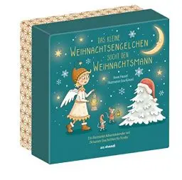 Produktbild: Das kleine Weihnachtsengelchen sucht den Weihnachtsmann: Kinder-Adventskalender - 24 zauberhafte Geschichten für Kinder ab 3 Jahren zum gemeinsamen Lesen und Vorlesen