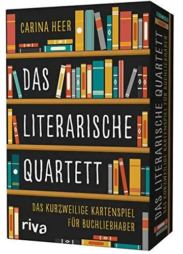 Produktbild: Das literarische Quartett: Das kurzweilige Kartenspiel für Buchliebhaber