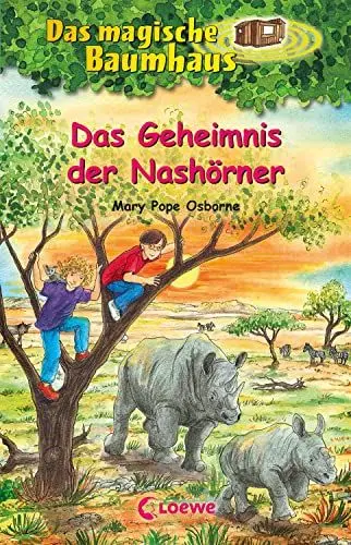 Produktbild: Das magische Baumhaus (Band 61) - Das Geheimnis der Nashörner: Entdecke mit Anne und Philipp die Savanne - Kinderbuch zum Vorlesen und Selberlesen ab 8 Jahren