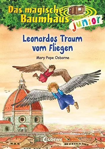 Produktbild: Das magische Baumhaus junior (Band 35) - Leonardos Traum vom Fliegen: Lerne mit Anne und Philipp von Leonardo da Vinci - Kinderbuch zum Vorlesen und ersten Selberlesen für Kinder ab 6 Jahren