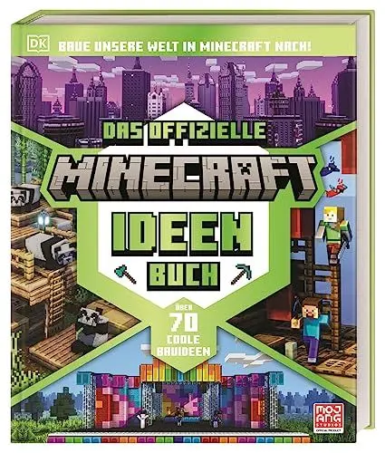 Produktbild: Das offizielle Minecraft Ideen Buch: Baue unsere Welt in Minecraft nach! Über 70 coole Bauideen - von den Pyramiden bis zur ISS. Für Minecraft-Fans ab 8 Jahren