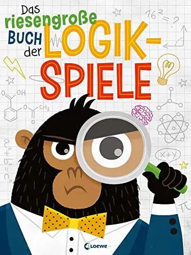 Produktbild: Das riesengroße Buch der Logikspiele: Spielesammlung in Buchform - fördert das logische Denken von Kindern ab 6 Jahre