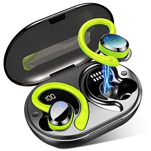 Produktbild: Dascert Bluetooth Kopfhörer In Ear, Kopfhörer Kabellos Bluetooth 5.3 Hi-Fi Stereo, 48Std Sport Wireless Kopfhörer mit HD Mikrofon, In-Ear Ohrhörer CVC 8.0 Noise Cancelling/IP7 Wasserdicht/USB-C