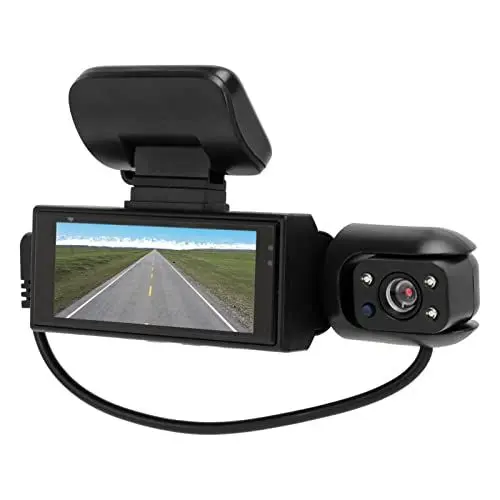 Produktbild: Dashcam Vorne und Hinten, Autos 1080P FHD Dashcam, Drehbare Dashcams Unterstützen Nachtsicht, Loop-, Sicht Beim Rückwärtsfahren