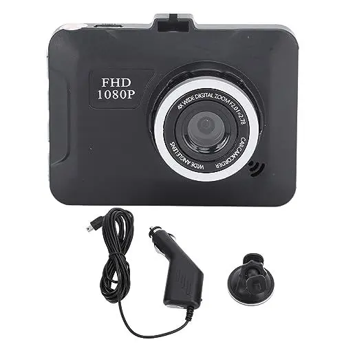 Produktbild: Dashcam-Autokamera, 2,2-Zoll-HD-1080P-IPS-Bildschirm, Nachtsicht, Schwerkrafterkennung, GB, Dashcam für Reisen im Freien