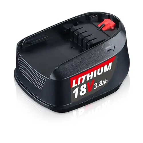 Produktbild: DASNITE 18V 3.8Ah PBA Ersatzakku für Bosch 18V Akku PBA PSB PSR Li-Ion 3800mAh Ersatzakku für Bosch 18v akku Kompatibel mit Bosch Home & Garden 18V Systemgeräten