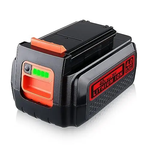 Produktbild: DASNITE 4,0Ah Li-ion Ersatzakku für Black+Decker Akku 36V 40V Max LBXR36 LBX36 LBXR2036 LBX1540 LBX2040 LBX2540 BL2536 BL20362 LCS1240 Ersatz für Black und Decker 36V Akku-Elektrowerkzeugen