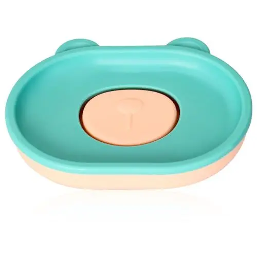 Produktbild: Dauerhaft Seifenschale Rutschfreies Seifendose Licht Seifenschale mit Ablauf Seifenhalter Seifenablage Soap Dish für Badezimmer Küchenschwämme Dusche Zubehör Lagerung