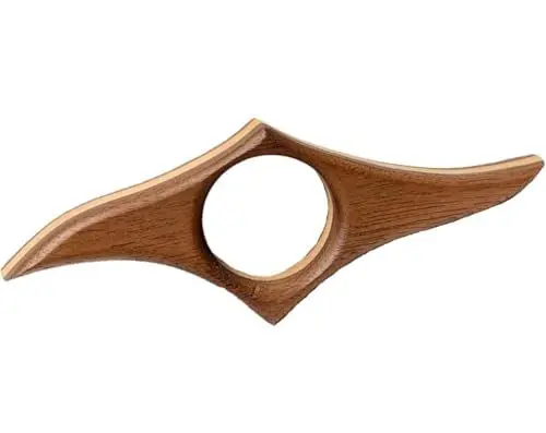 Produktbild: Daumen Buchhalter, 23mm Buchseitenhalter Lesezeichen aus Walnuss Holz Buch Seitenhalter Lesen Zubehör für Buchliebhaber Leseratten und Lehrer