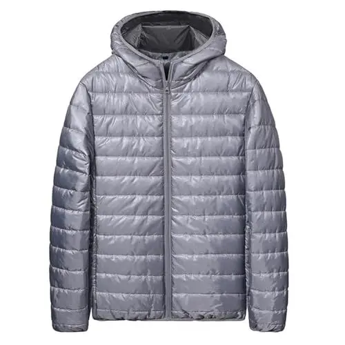 Produktbild: Winterjacke Männer Herren Blouson Sommer Leicht Dünn Jacken Teenager Winterjacke Manner 122 Fleecejacke Winddicht Herren Winterjacke Teenager Manner Parka Herren Sale On Black Friday