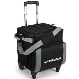 Produktbild: DAUSROOB Rollkühltasche, Rollkühler 48Can/28 l Rollende Kühltasche - Verbesserte Stabilität, Isolierung & Wasserdicht Kühler mit Griff and Rädern Kühlbox Lunchtasche Thermotasche mit All-Terrain-Cart