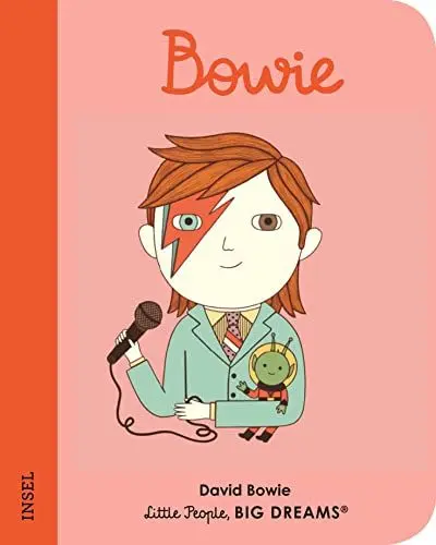 Produktbild: David Bowie: Little People, Big Dreams. Mini | Pappbilderbuch mit abgerundeten Ecken für Kinder von 1 bis 3 Jahren