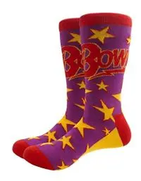 Produktbild: David Bowie Socken Stars Infill Logo Nue offiziell Herren Rot UK Size 7-11