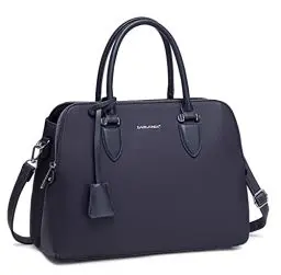 Produktbild: David Jones - Damen Handtasche Henkeltasche - Frau PU Leder Schultertasche - Elegante Tote Shopper Tasche - Umhängetasche Viele Fächer Zip Multi Taschen - Alltags Mode Arbeit Stadt City - Dunkelblau
