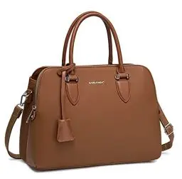 Produktbild: David Jones - Damen Handtasche Henkeltasche - Frau PU Leder Schultertasche - Elegante Tote Shopper Tasche - Umhängetasche Viele Fächer Zip Multi Taschen - Alltags Mode Arbeit Stadt City - Kamel Braun