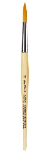 Produktbild: daVinci Künstlerpinseln Junior Synthetics Malerpinsel, rund Serie 303, Kunststoff, gelb, Größe 14
