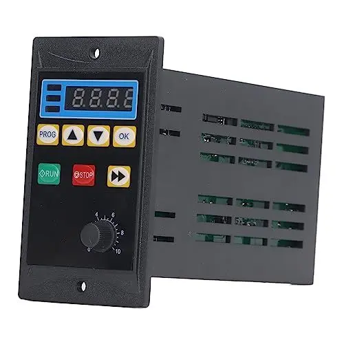 Produktbild: Davitu Wechselstrommotor Mini Vfd Wechselstrom-Frequenzumrichter 110 V 1,5 KW, 1 PH 176264 V, 3 PH 220 V, 1,1 KW 6 A, Mehrere Funktionen, Kleine Größe, Hohe Torsion, Geeignet für
