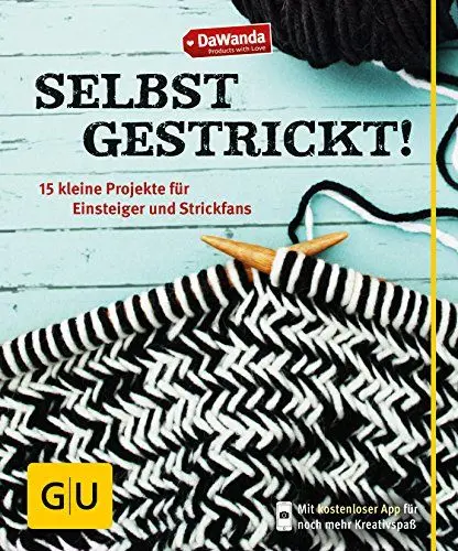 Produktbild: DaWanda: Selbstgestrickt!: 15 kleine Projekte für Einsteiger und Strickfans (GU Nähen, Stricken & Co.)