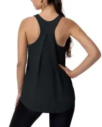 Produktbild: Dawnrole Damen Sport Tank Top Ärmelloses Yoga Oberteil Laufen Fitness Shirt