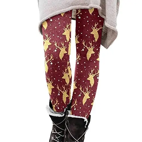 Produktbild: Day Prime 2024 Angebote Sportleggins Damen Lang Shape Leggins 7/8 Für Damen Baumwolle Kunstlederhose Damen Schwarz Kompressionsleggins Damen Lipödem 3/4 Meine Bestellungen Anzeigen